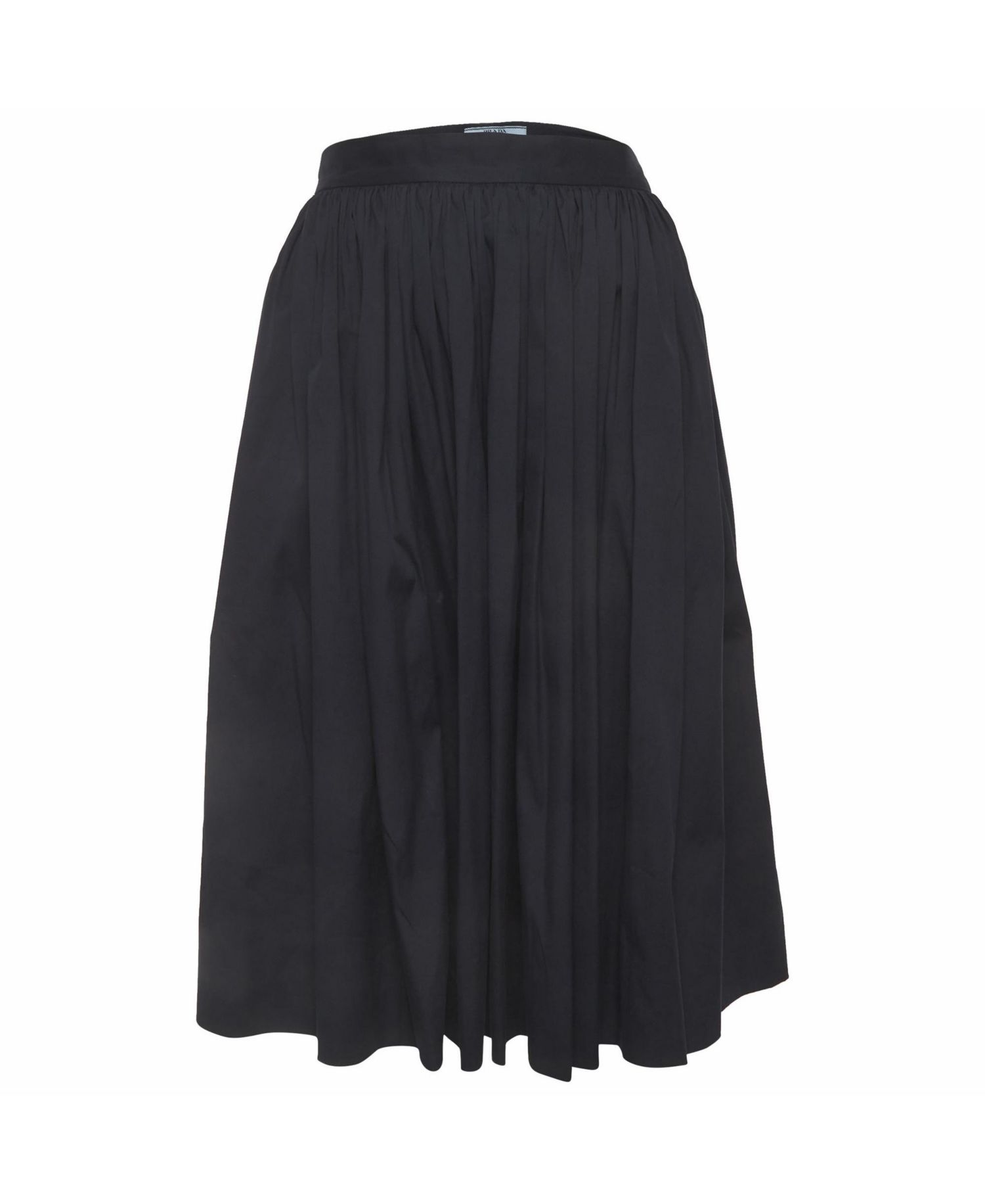 Women's Cotton Gathered Knee Length Skirt