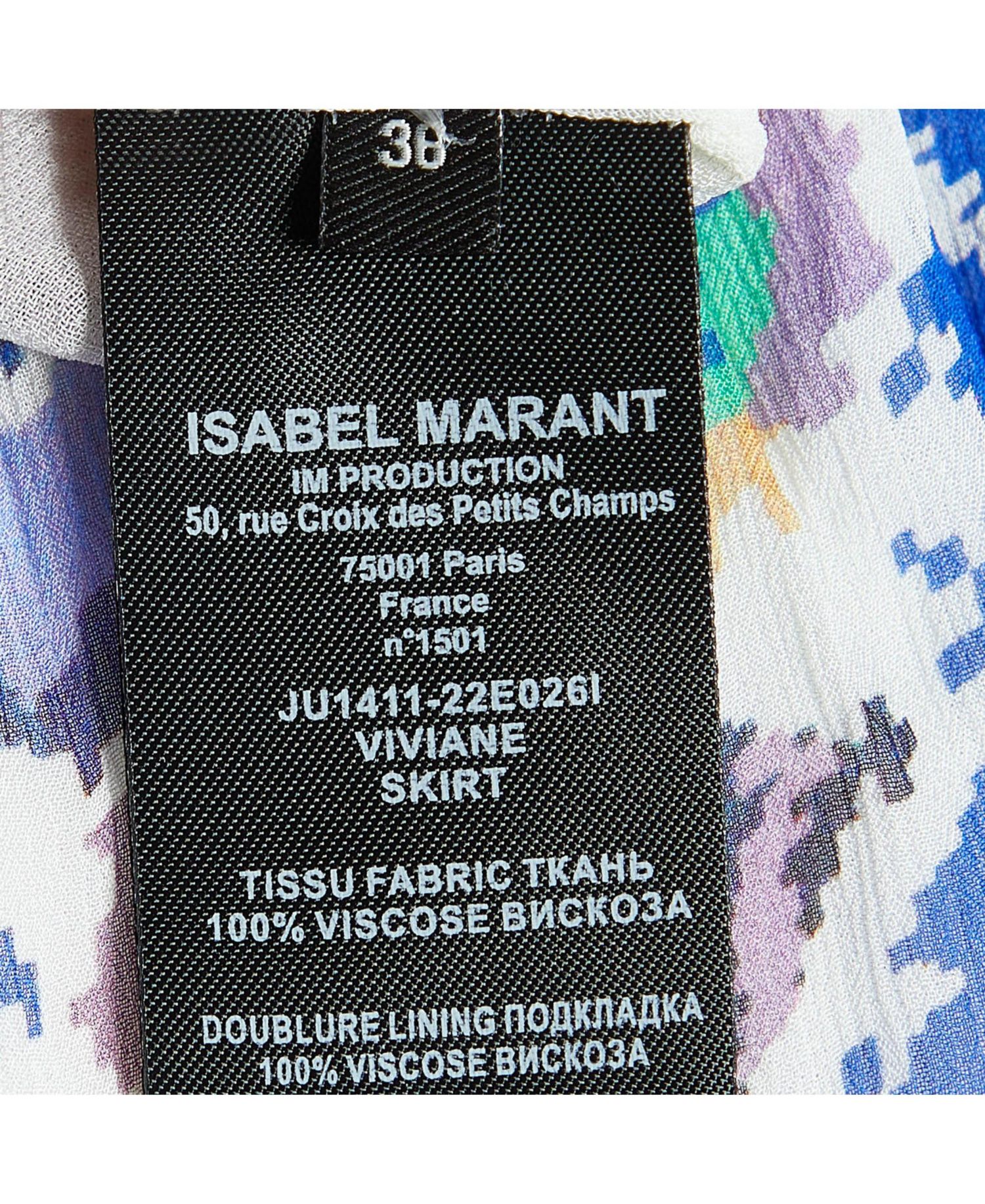 Women's Multicolor Print Crepe Viviane Skirt