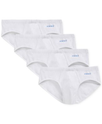 Men's 4 Pack Stretch Cotton Bikini Briefs