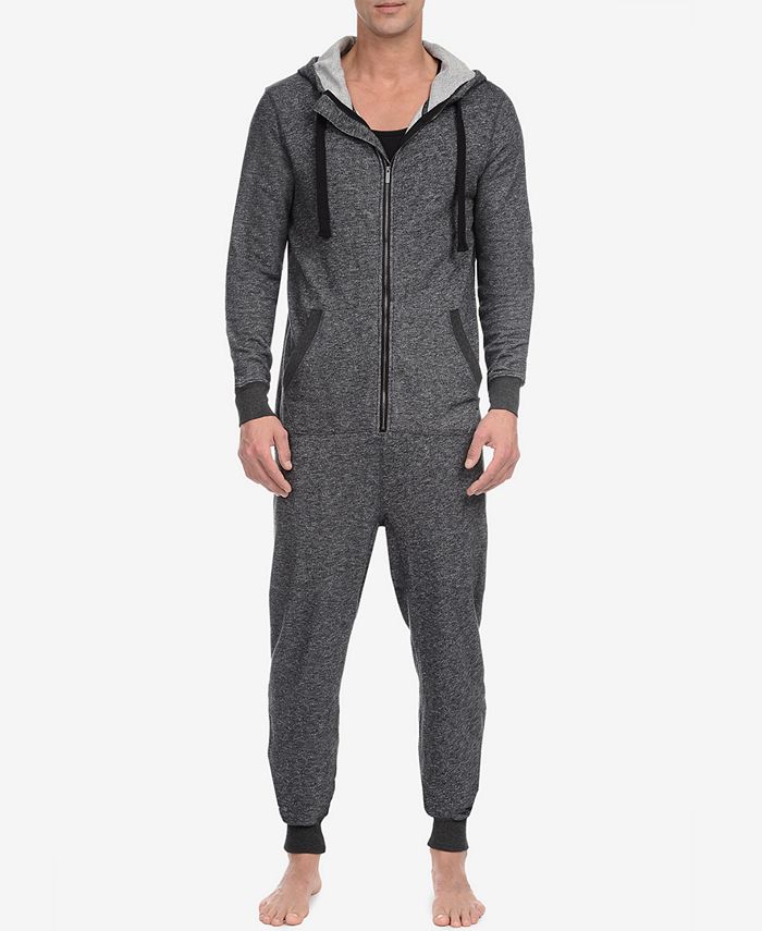 2(x)ist Men's Heathered Terry Pajama Jumpsuit - Macy's