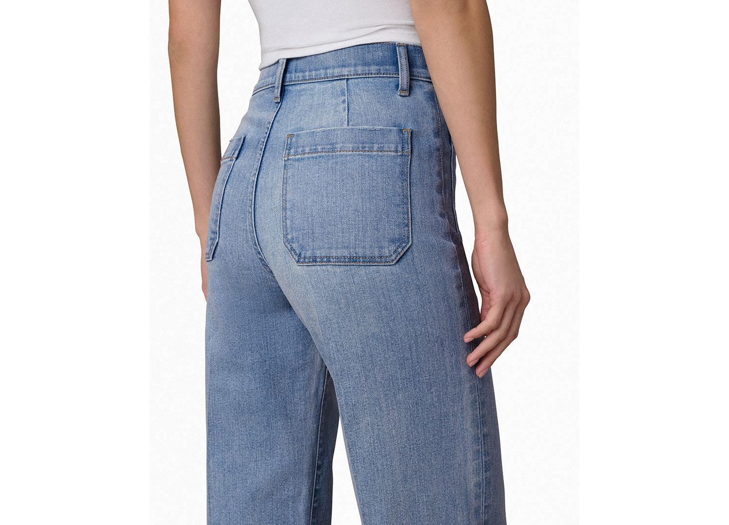 Women's The Mia Patch Pocket High-Rise Wide Jeans