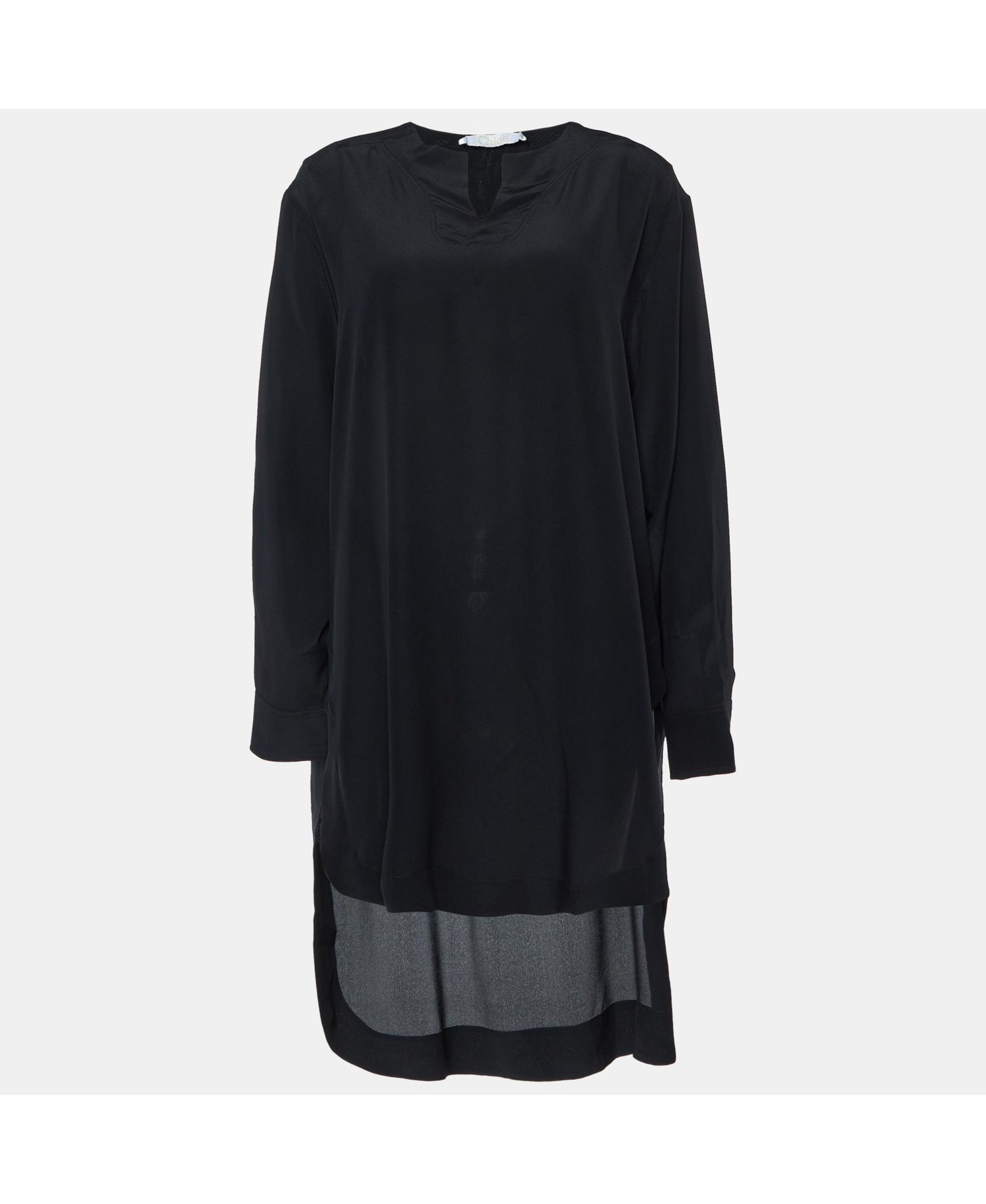 Women's Silk Loose Fit Mini Dress