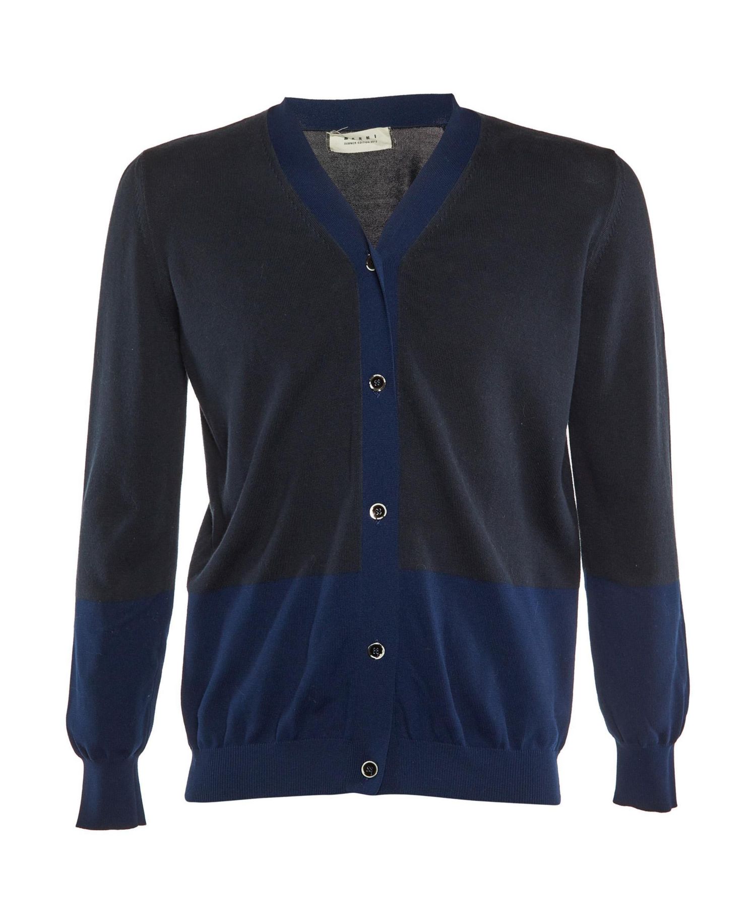 Men's Midnight Cotton Knit Button Front Cardigan