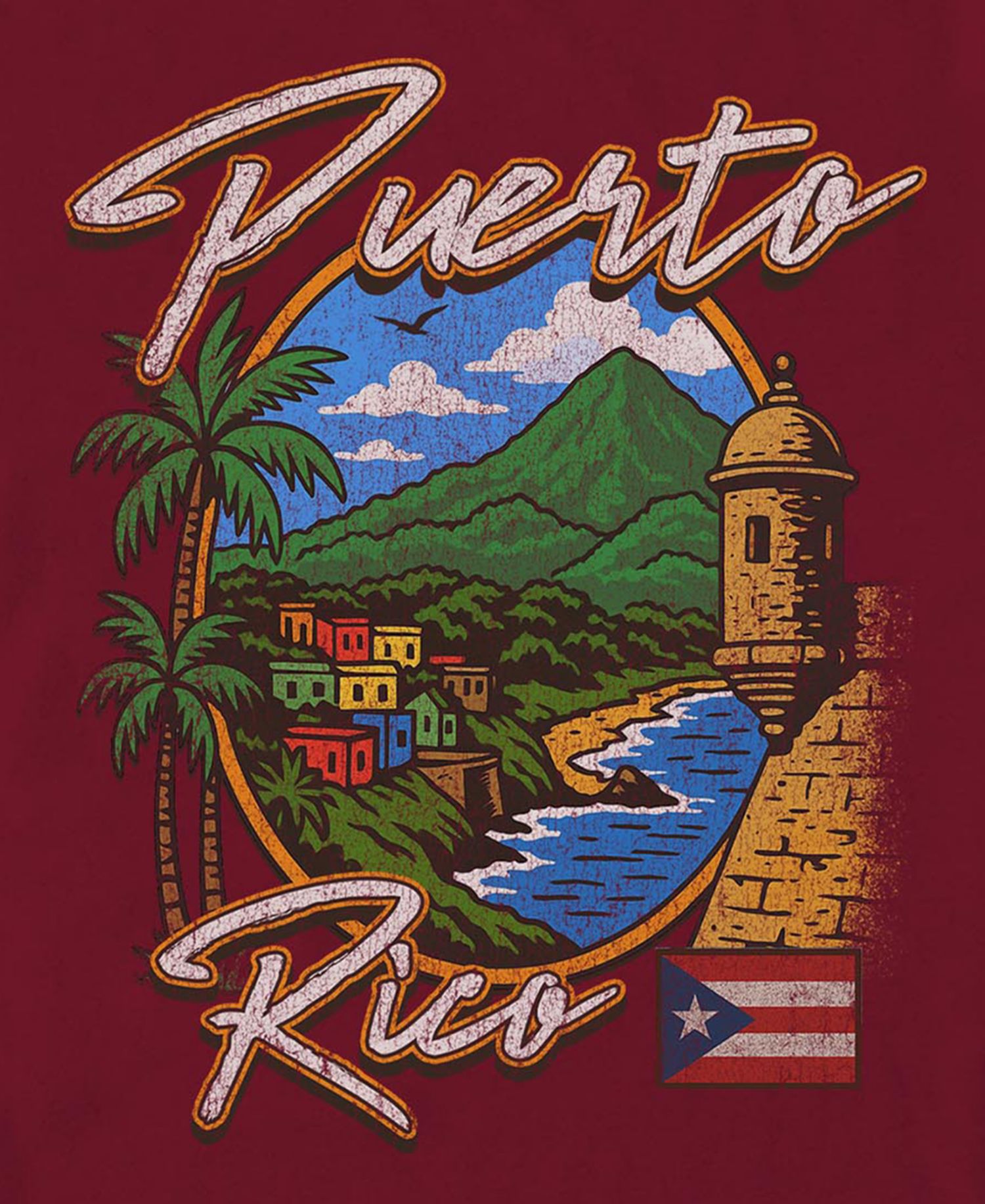 Men's Generic Puerto Rico T-Shirt