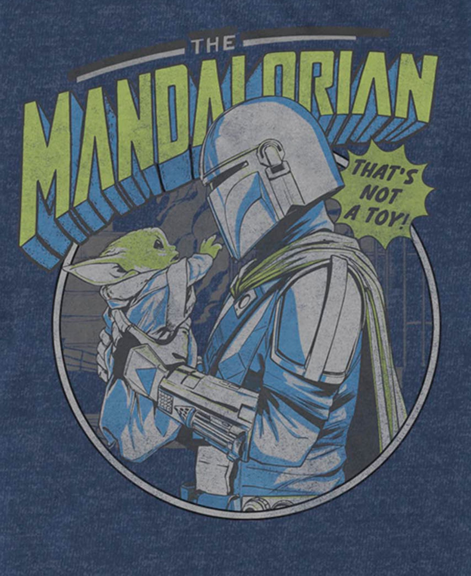 Men's Star Wars Mandalorian Child Hold T-Shirt