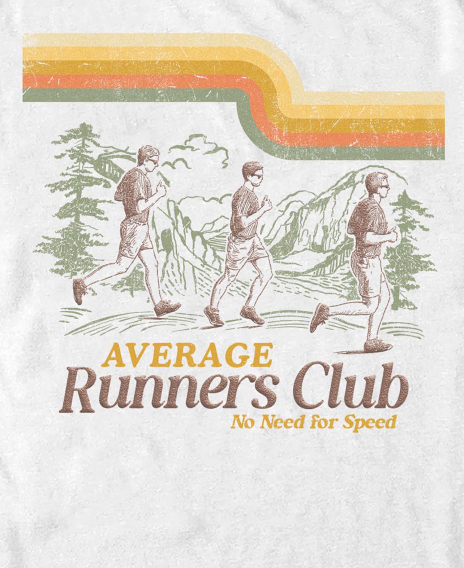Men's Generic Average Runners T-Shirt