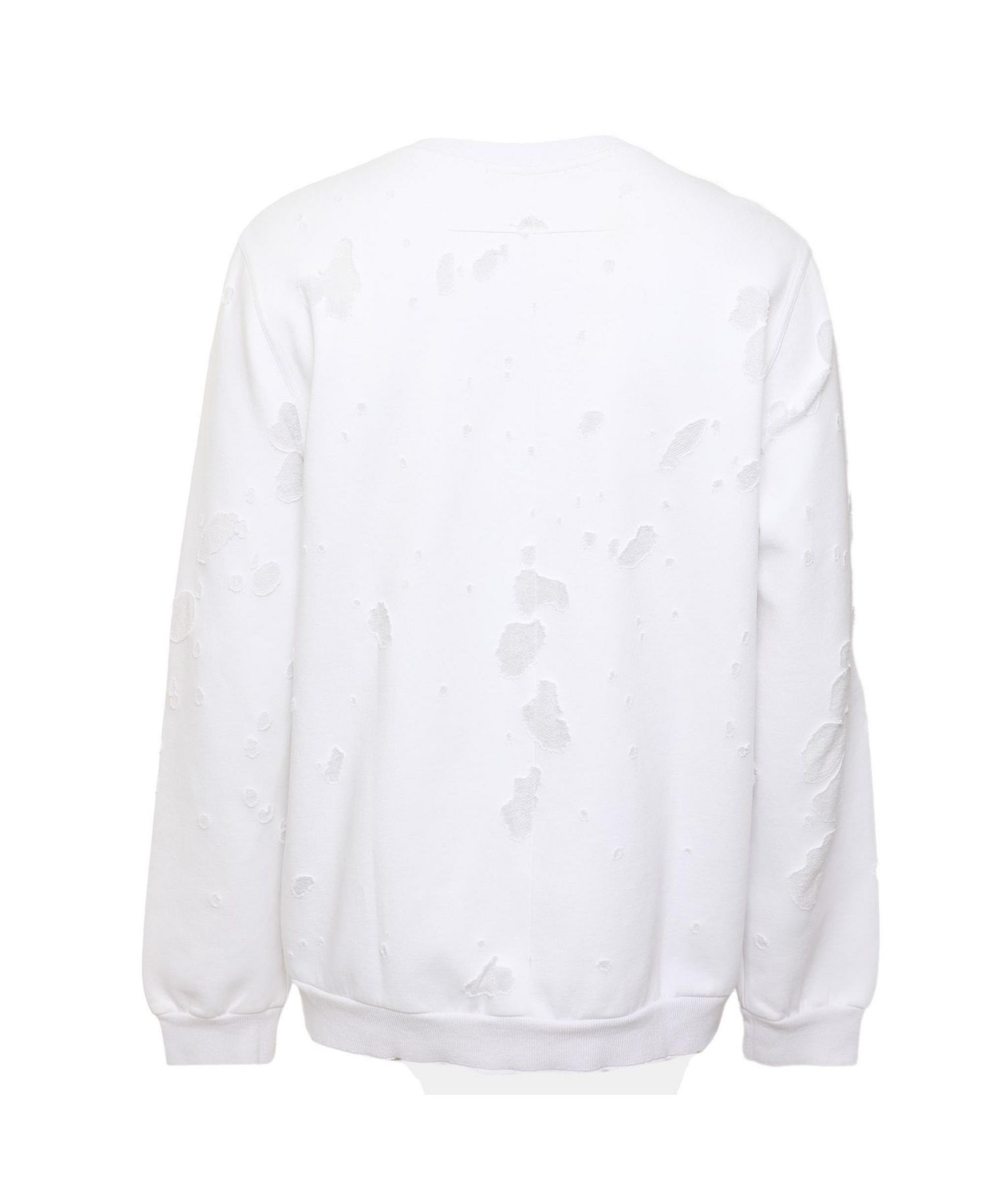 Men's Jersey Distressed Logo Sweater