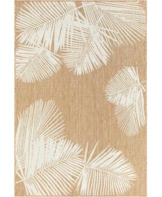 Lush Decor Carmel Palm 6'6" x 9'4" Outdoor Area Rug