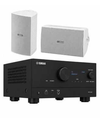 RX-V4A 5.2 AV Receiver with NS-AW294WH Speakers