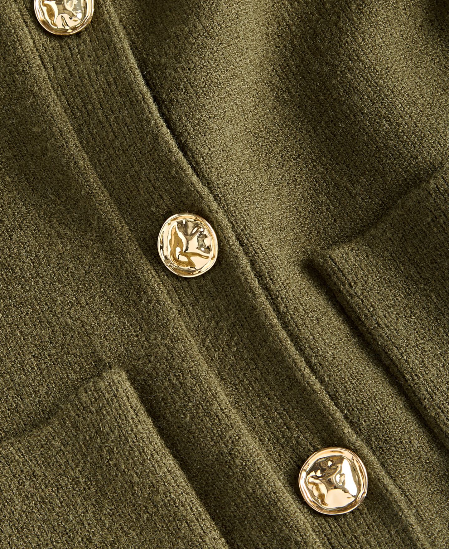 Женский кардиган I.N.C. International Concepts Petite Long-Sleeve Button-Front, цвет: Тёмный оливковый — фото 4