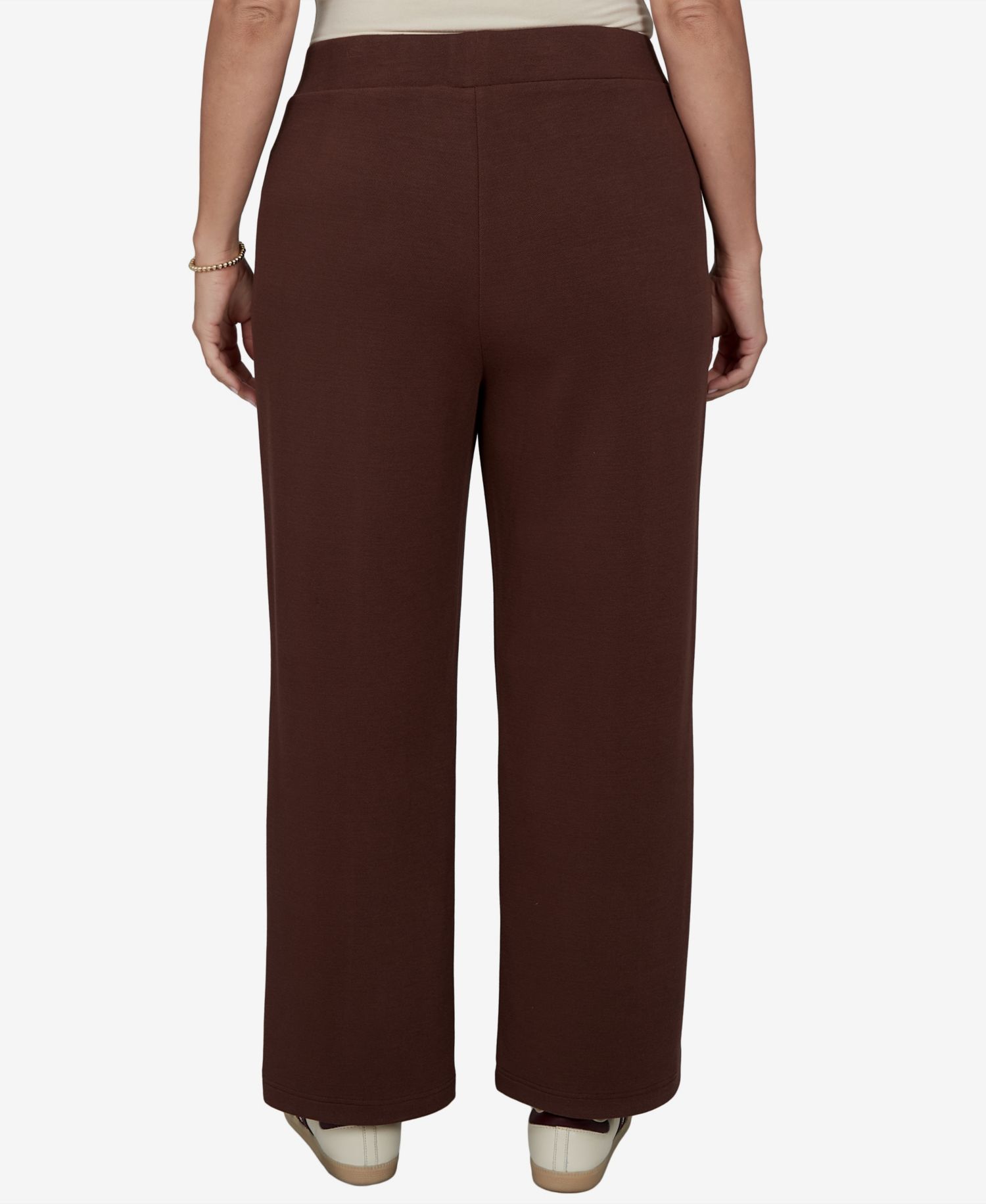 Plus Size Sleek Seam Knit Pull-On Pant
