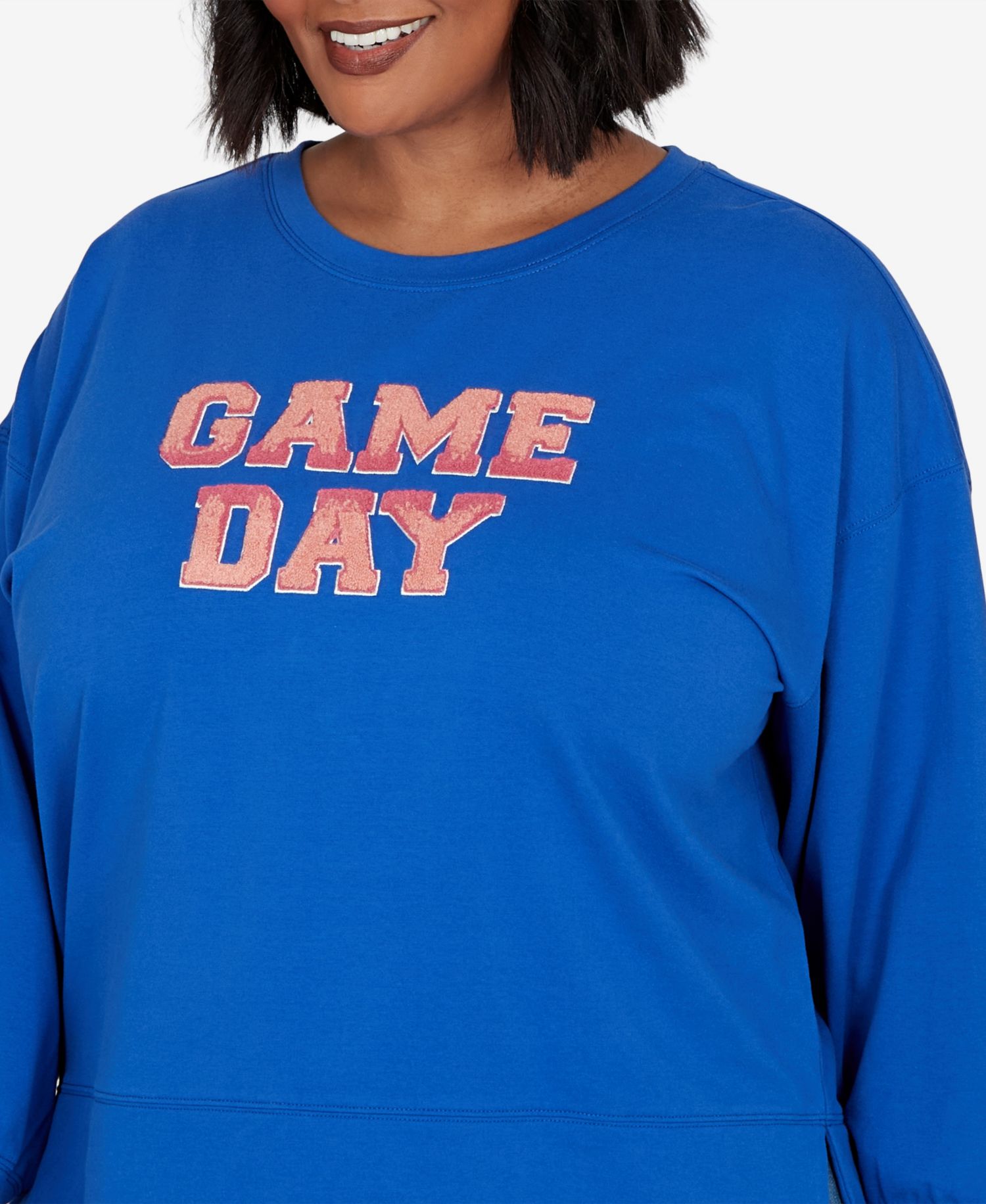 Plus Size Game Day Graphic Terry Sweatshirt