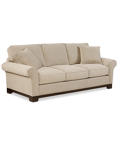 Beige sleeper sofa