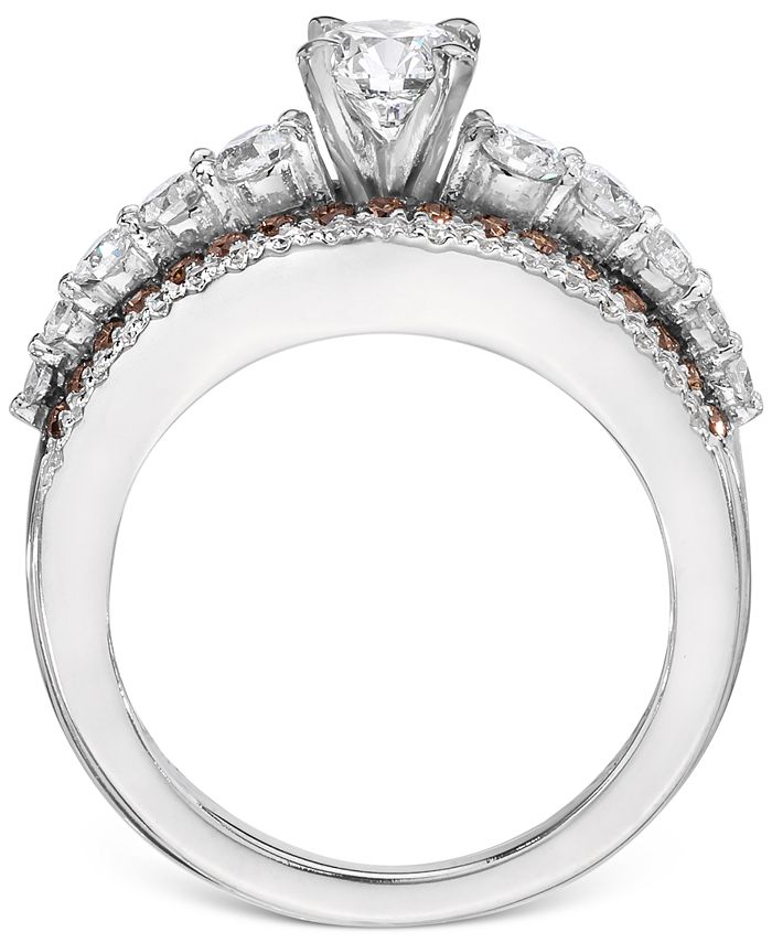 Le Vian Chocolatier Diamond Bridal Set (15/8 ct. t.w.) in 14k White Gold & Reviews Rings