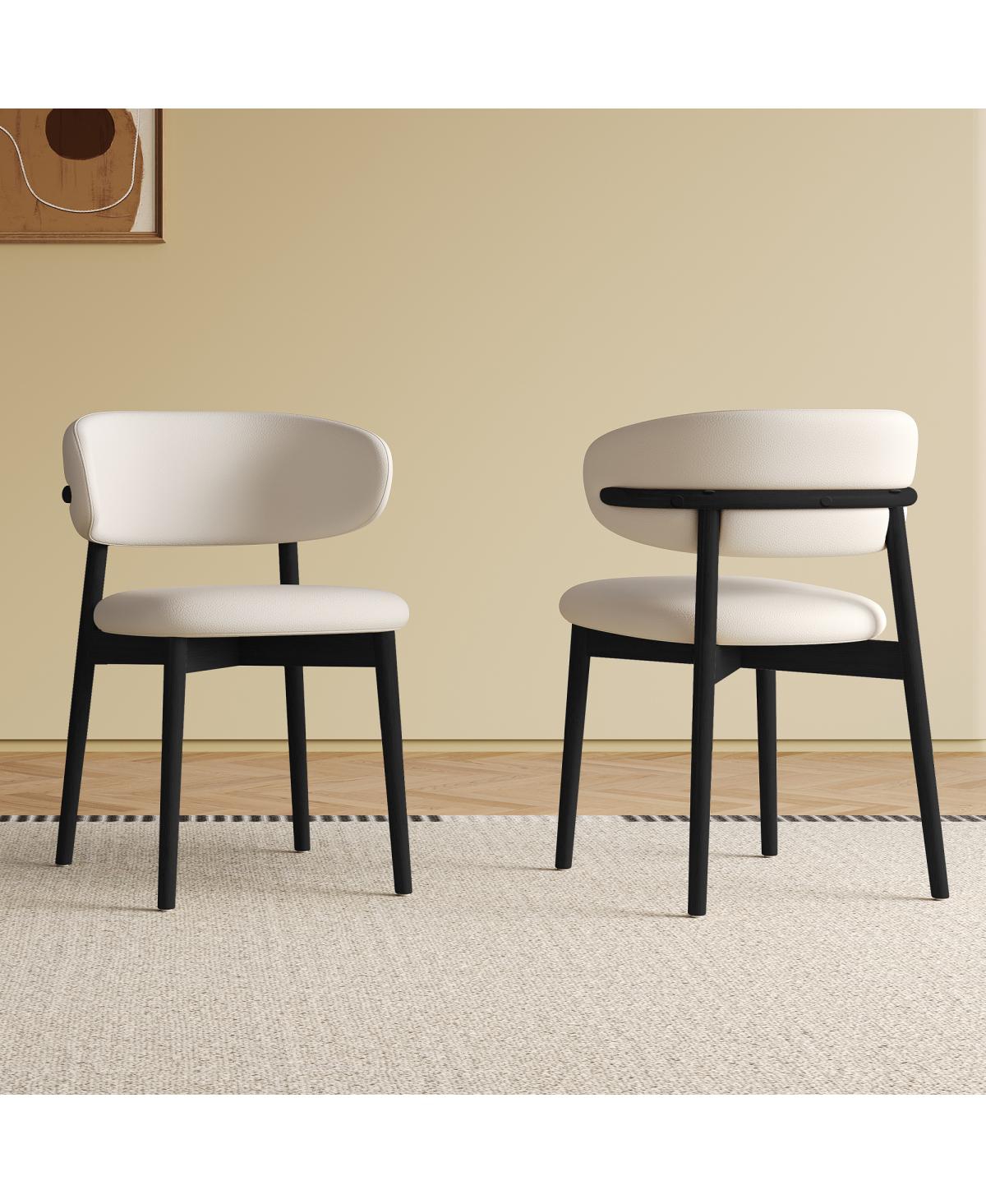 Streamdale Furniture Mid-Century Modern Dining Chairs (Set of 2)