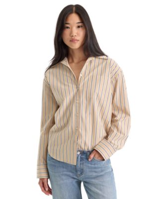 Women's Long-Sleeve Collared Shirt