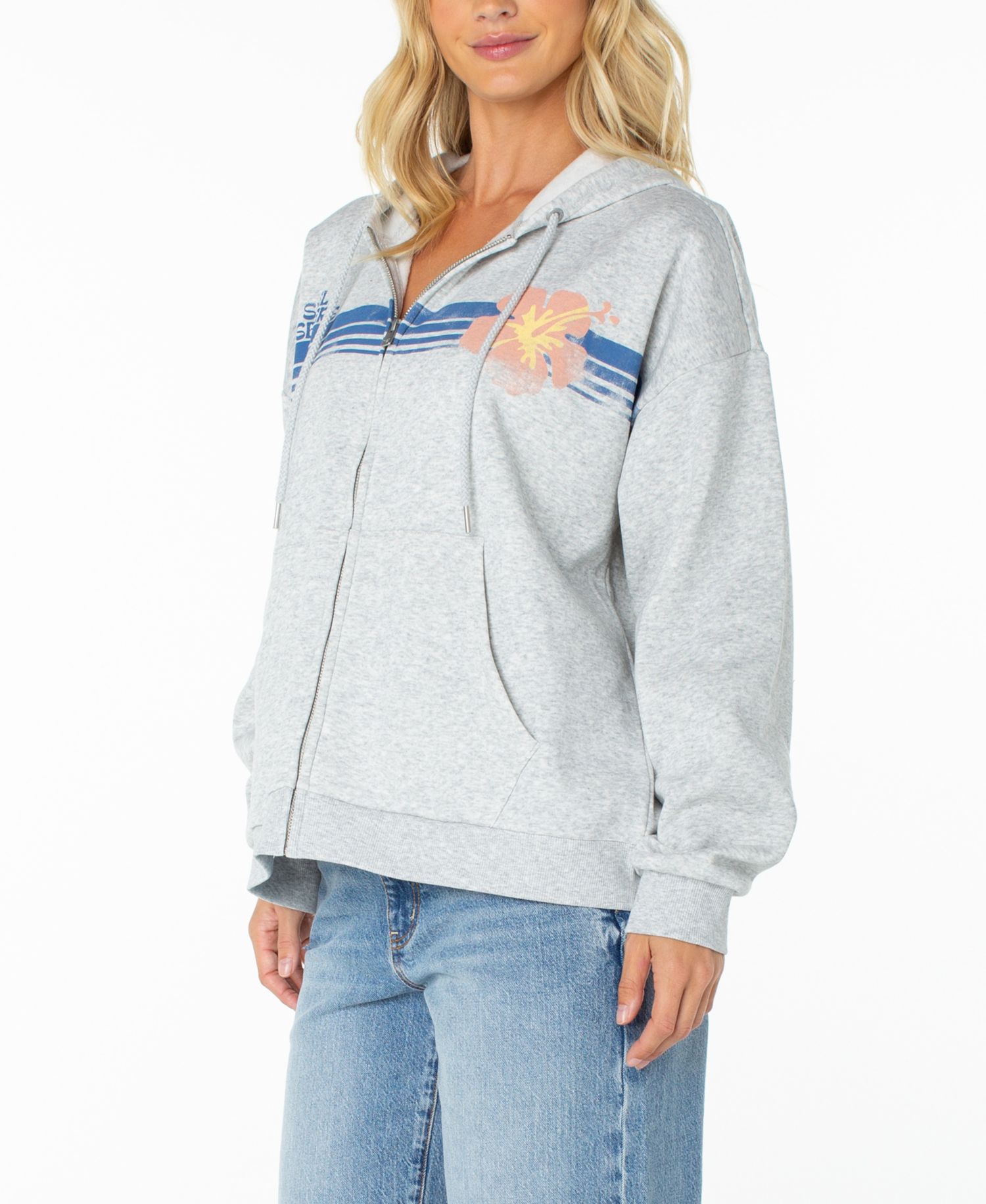 Women's Sundown Oversized Graphic Half-Zip Sweatshirt