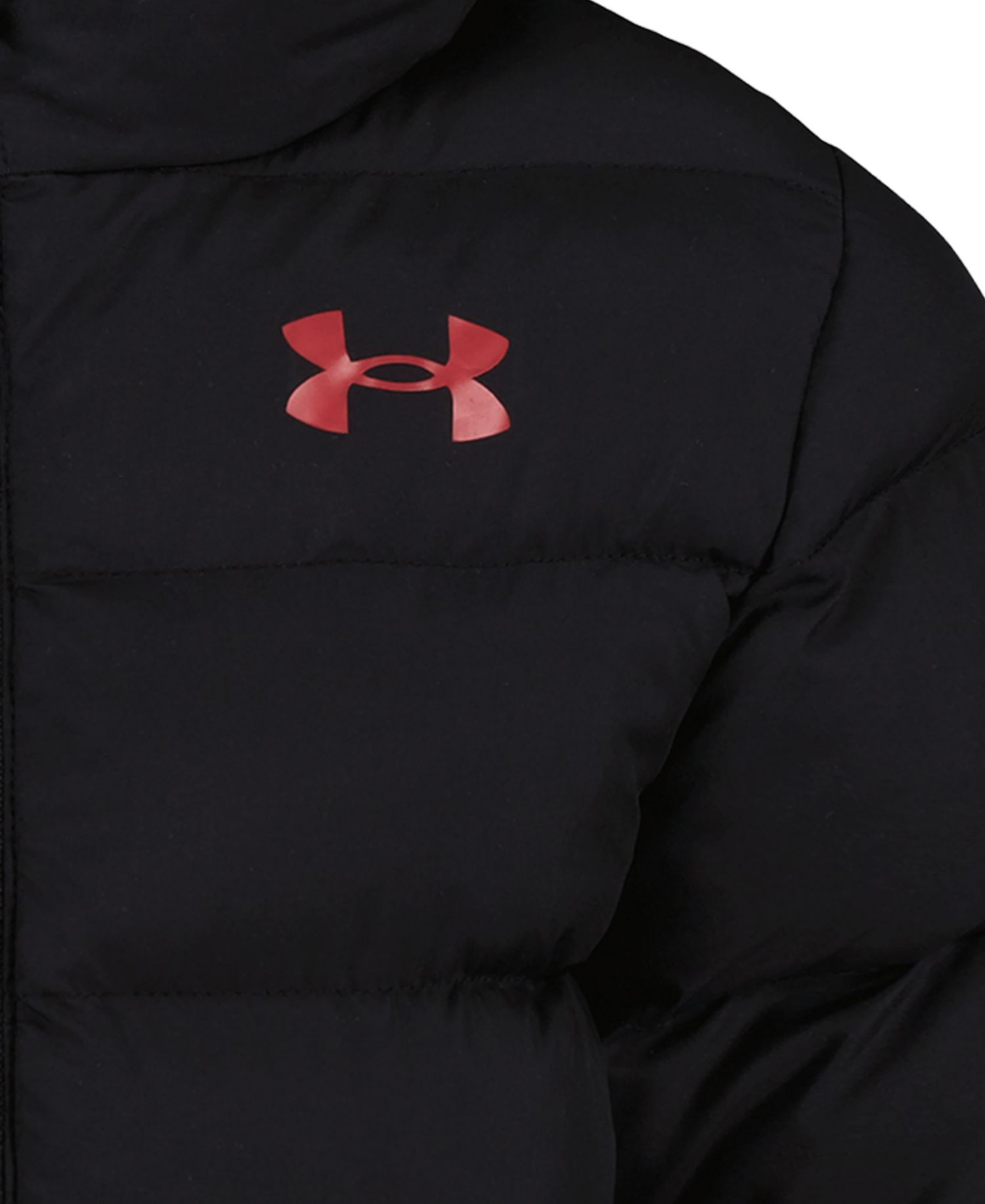 Boys' 8-20 Logo Full-Zip Puffer Hooded Jacket