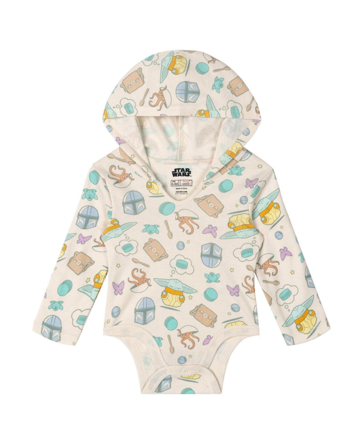 Baby Boys' ( New born to 24 M ) Star Wars Cosplay Hooded Bodysuit