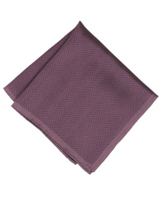 Men's Herringbone Pocket Square Tie