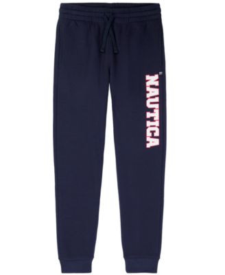 Boys' 2T-7 Logo Print Fleece Joggers