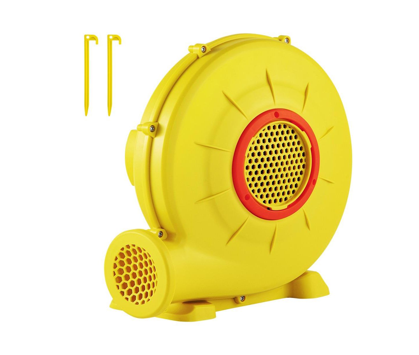 Детские игрушки SUGIFT 450W Inflatable Bounce House Blower Pump Fan with 1750Pa Wind Pressure, цвет: Жёлтый — фото 9