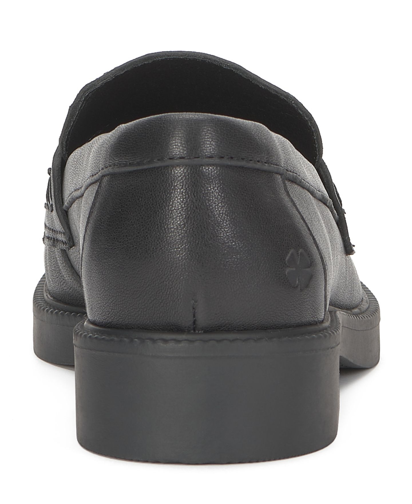 Женские туфли Lucky Brand Shyloe Round Toe Slip-On, цвет: Чёрный кожаный — фото 3