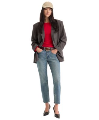 Women's Notch-Lapel Oversized Blazer