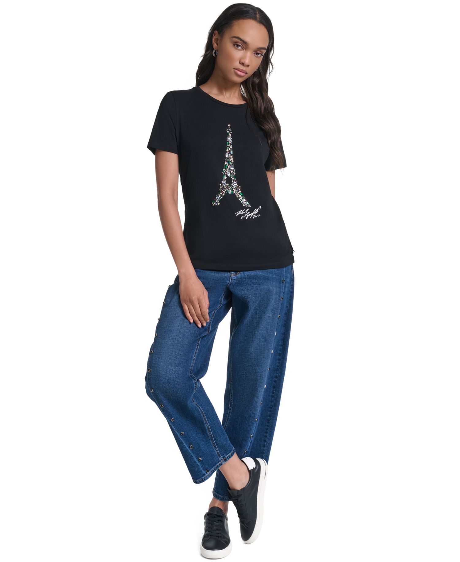 Women's Eiffel Paris-Inspired Graphic Tee