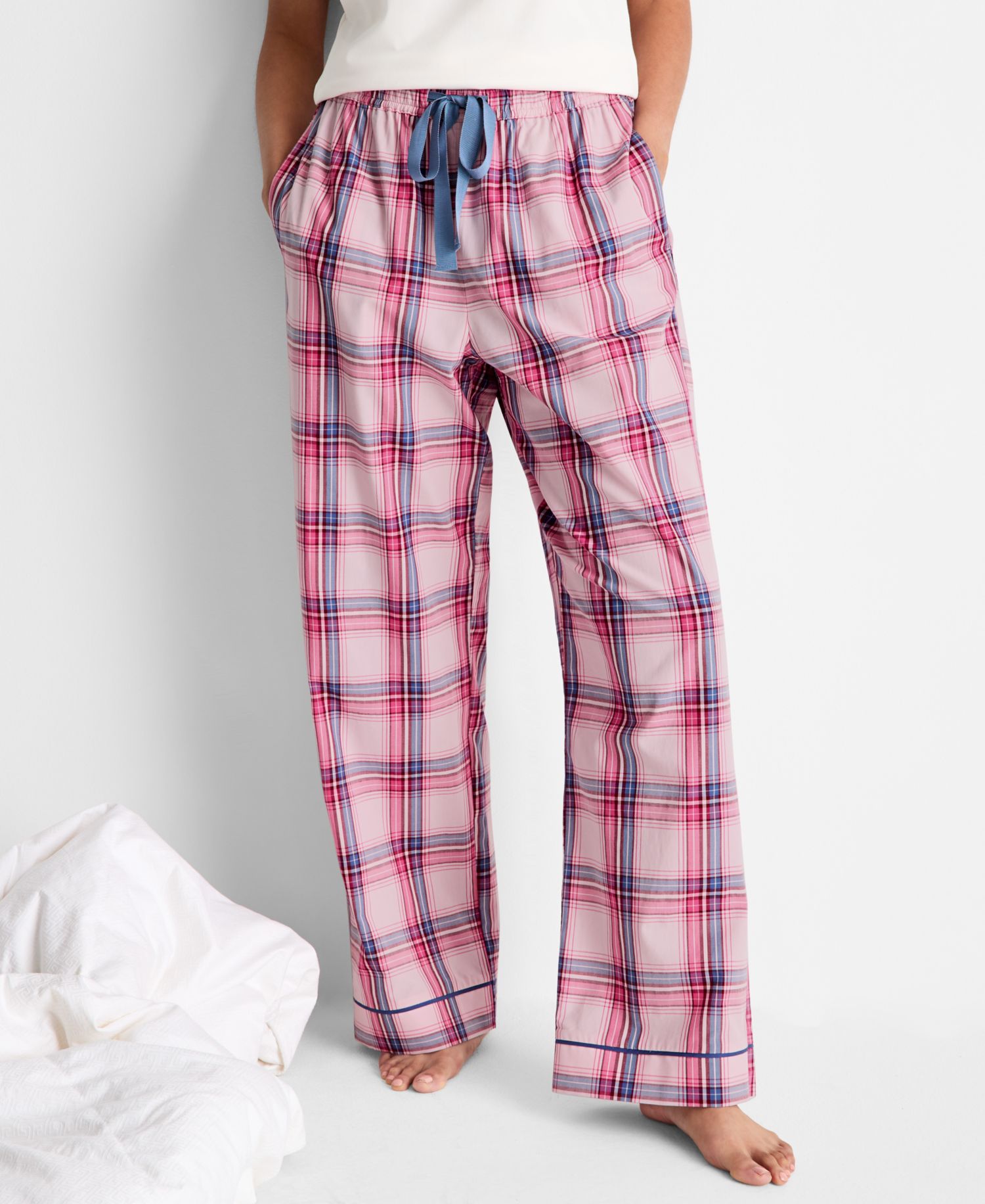 Women's Poplin Pajama Pants, XS-3X