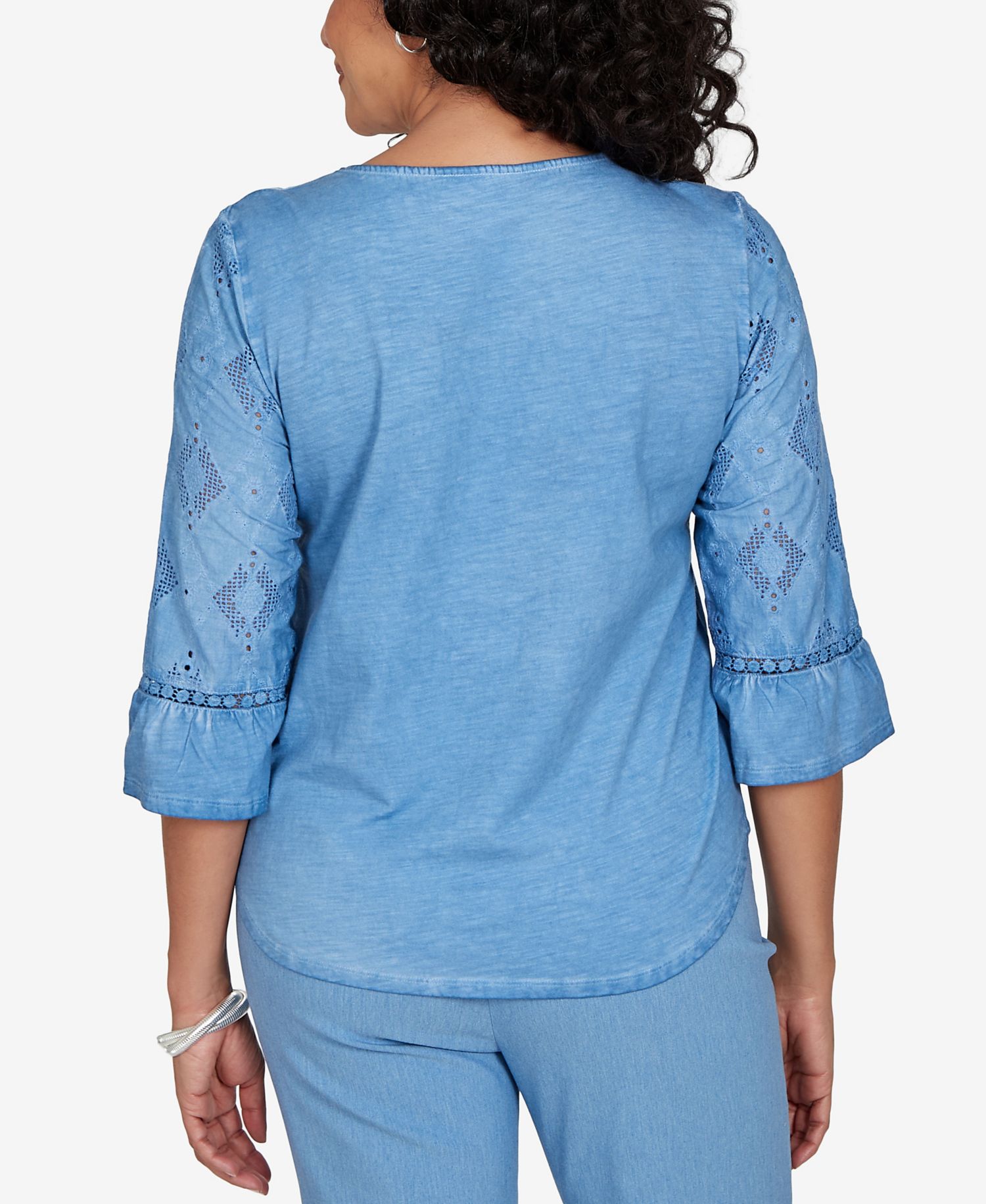 Women's Provence Center Diamond Tonal Applique Top