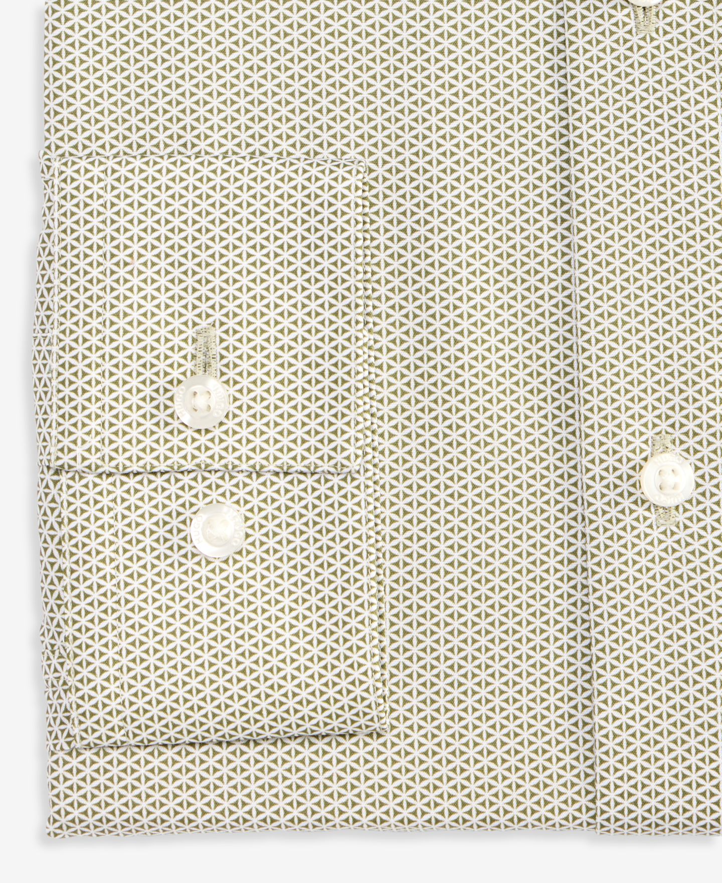 Мужская рубашка Hugo Boss HUGO by Valerio Modern-Fit Dress Shirt, цвет: Зелёный — фото 8