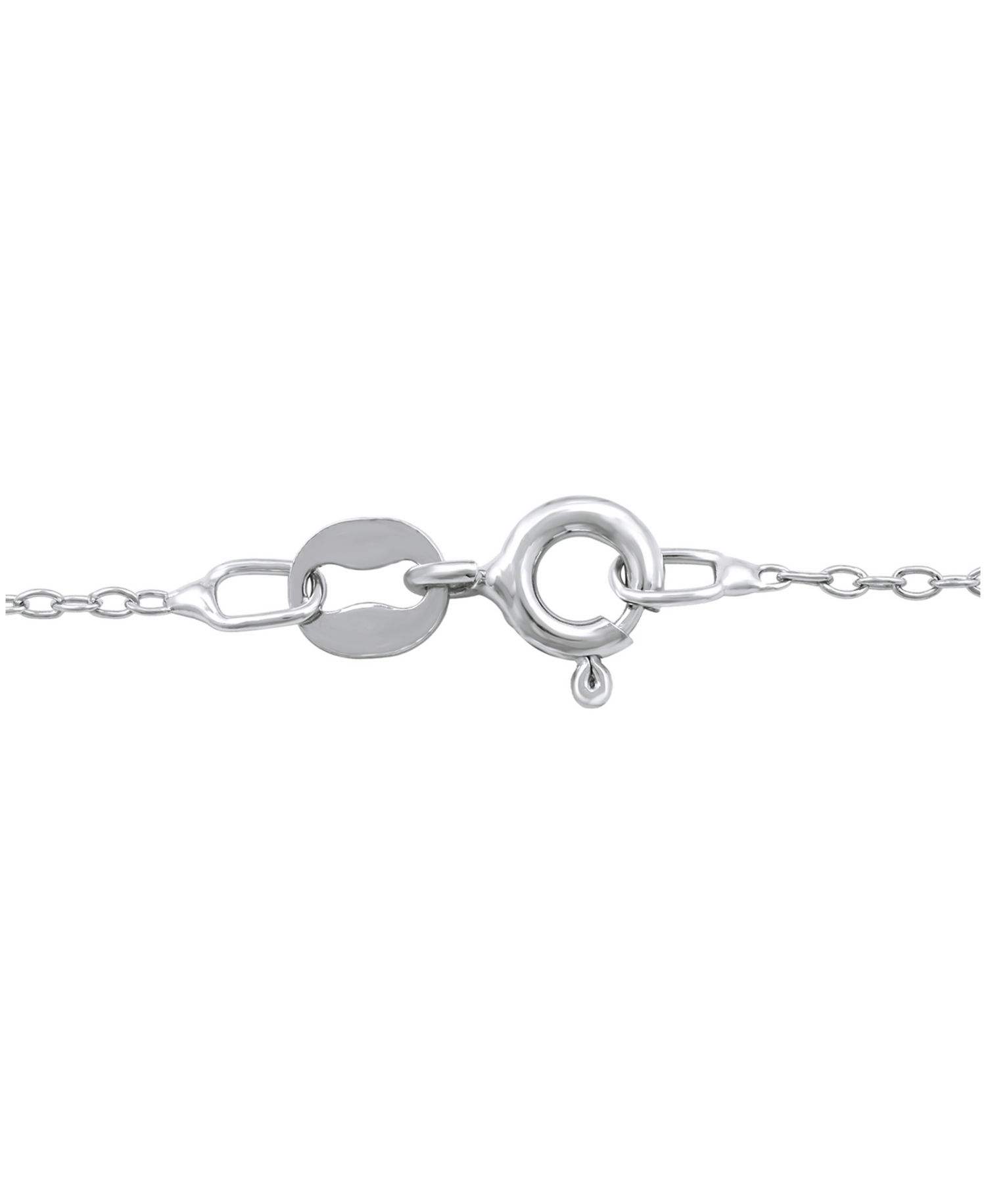 Diamond Heart & Cross 18" Pendant Necklace (1/10 ct. t.w.) in Sterling Silver or Sterling Silver & 14k Gold-Plate