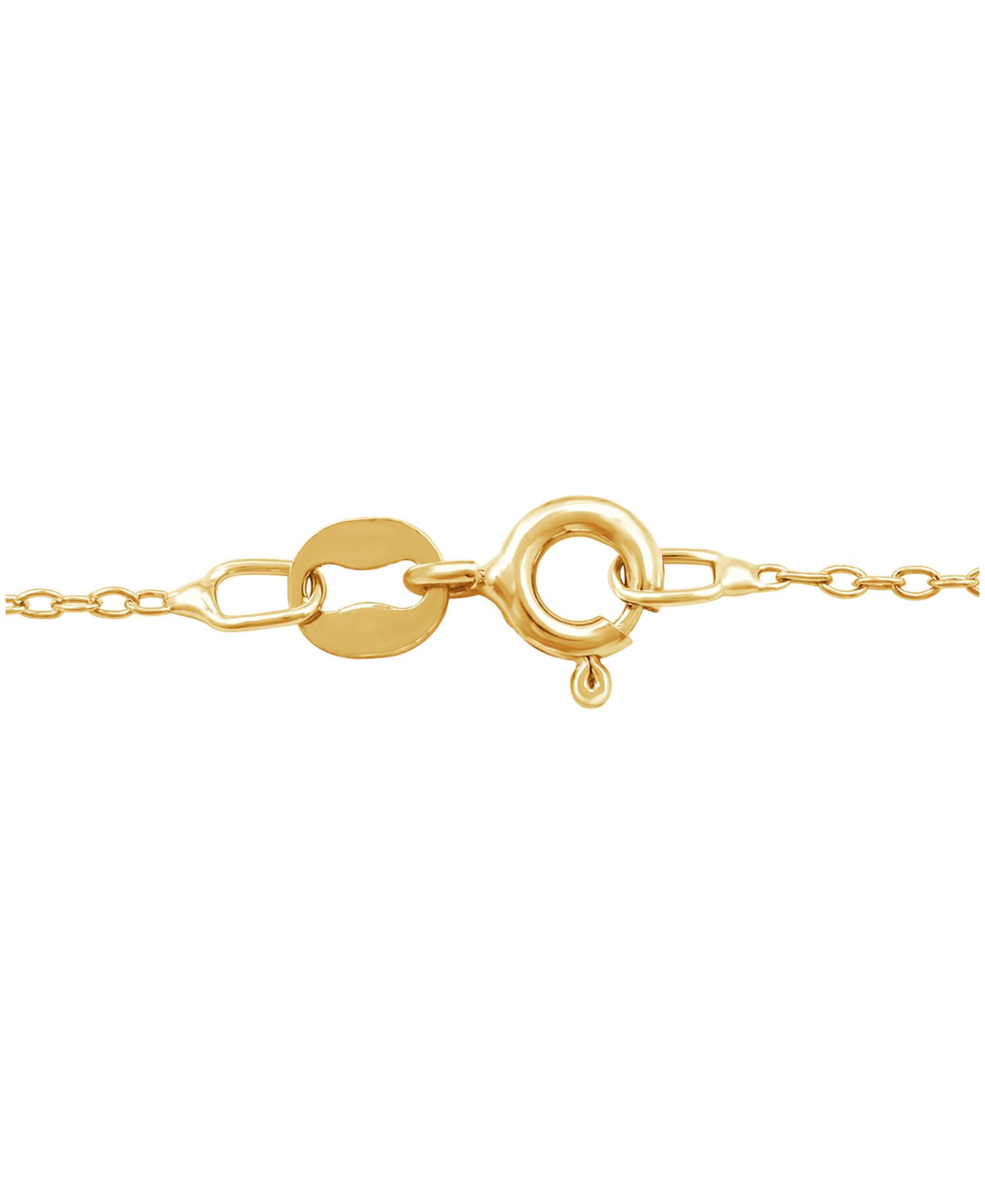 Diamond Giraffe Pendant Necklace in 18k Gold over Sterling Silver (1/10 ct. t.w.)