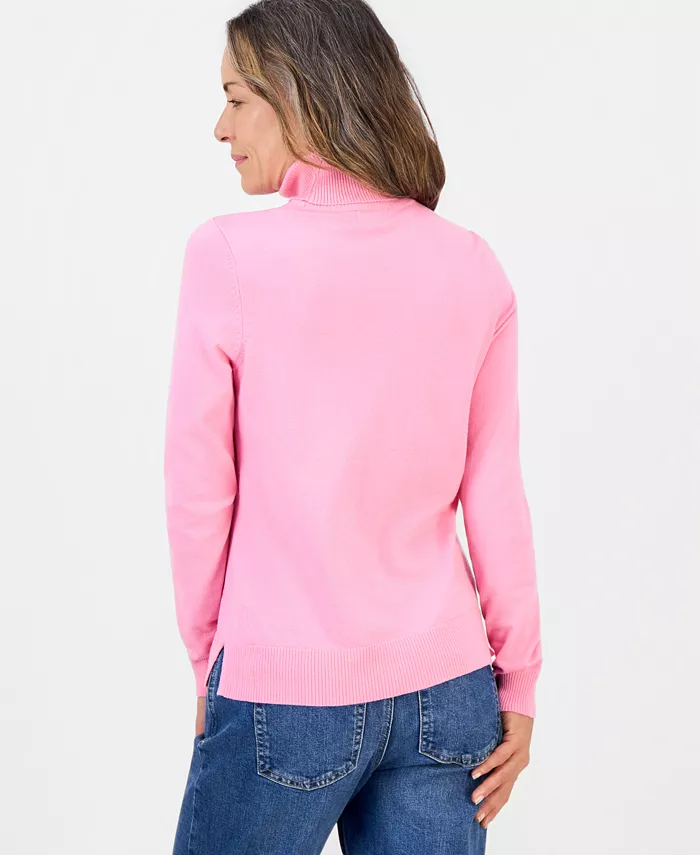 Petite Long-Sleeve Turtleneck Sweater - thumbnail 2
