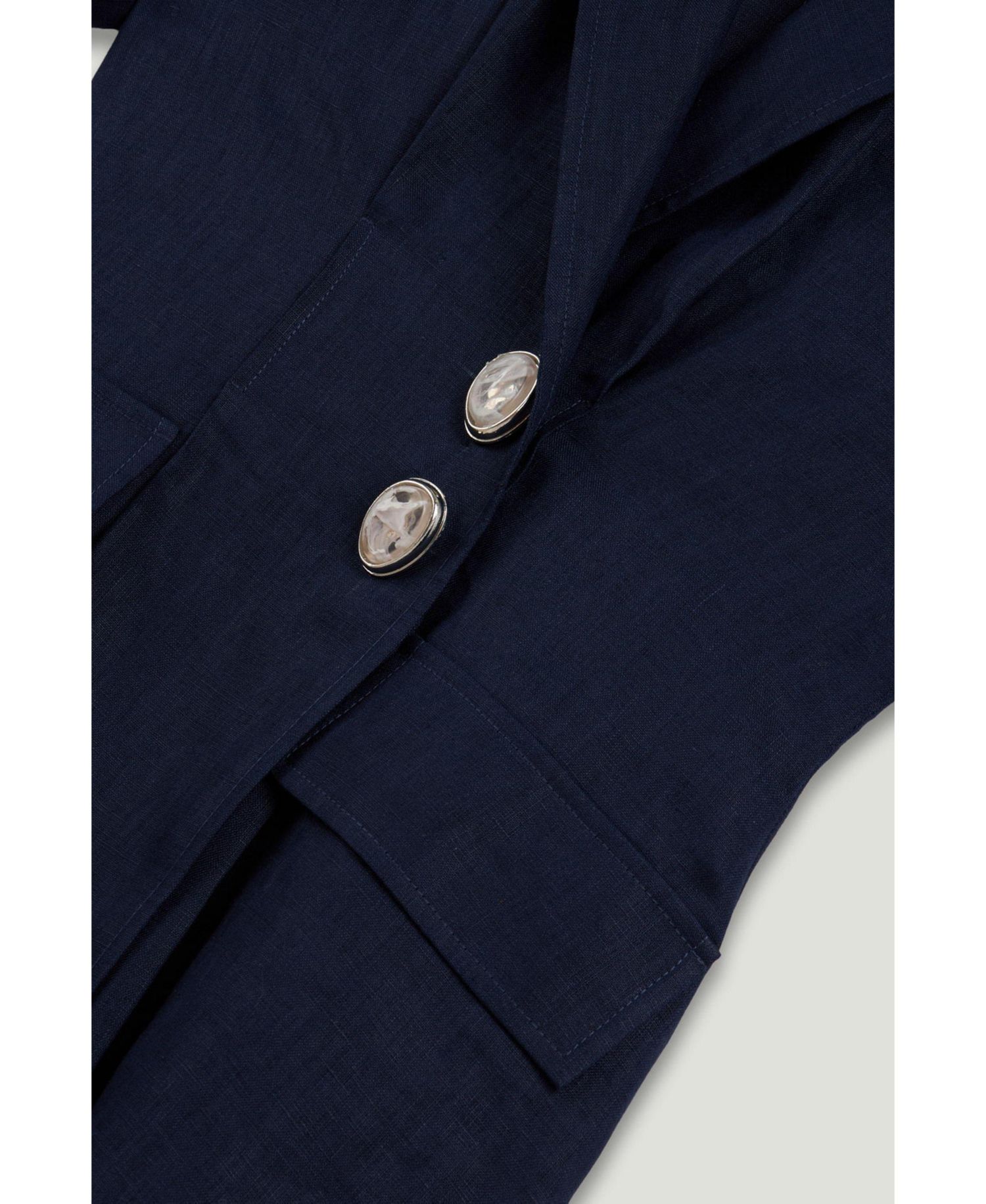 Women's Short Sleeve Blazer Jacket
