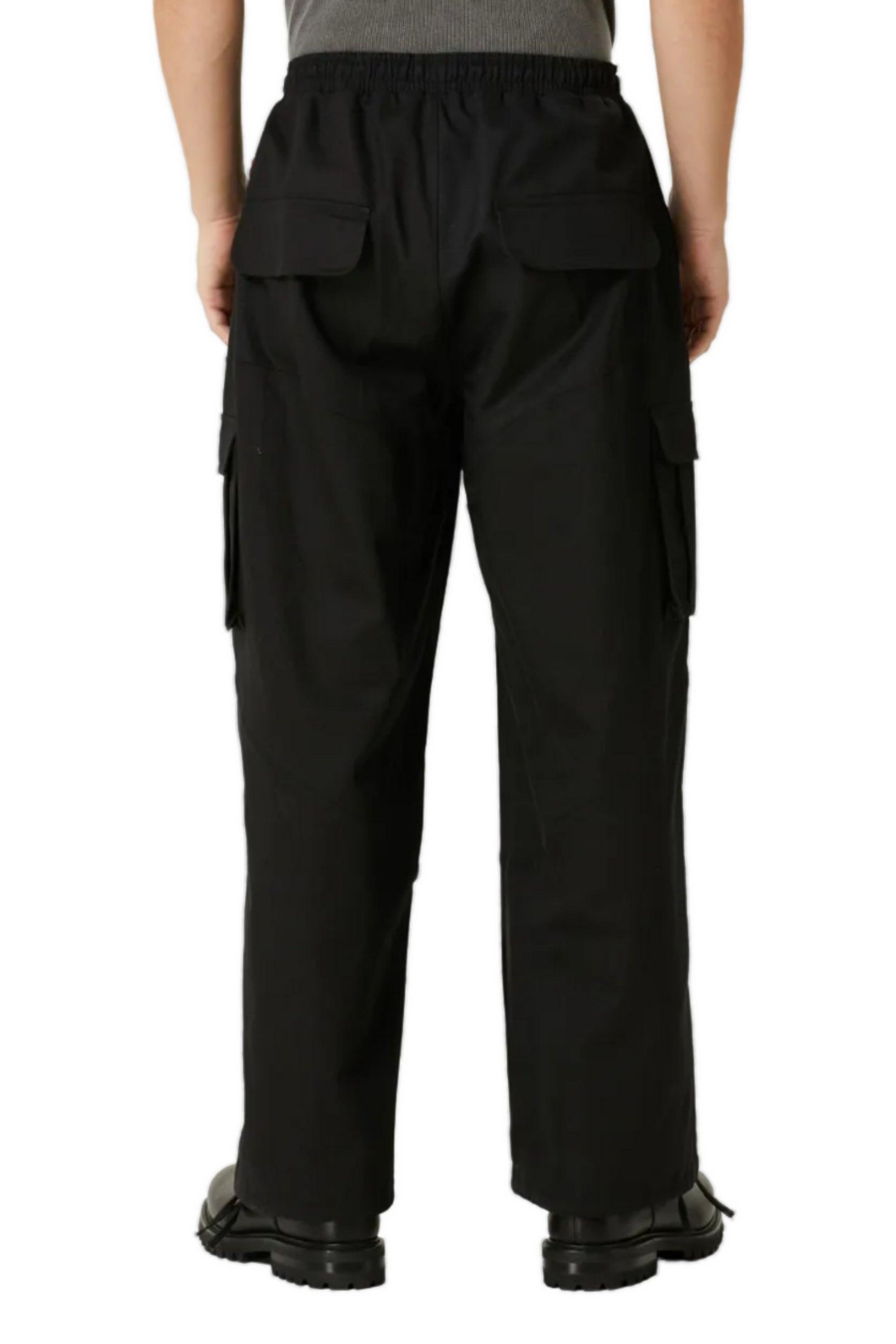 Мужские брюки PCFG Unisex Stretch Cotton-Blend Cargo, цвет: Чёрный — фото 2