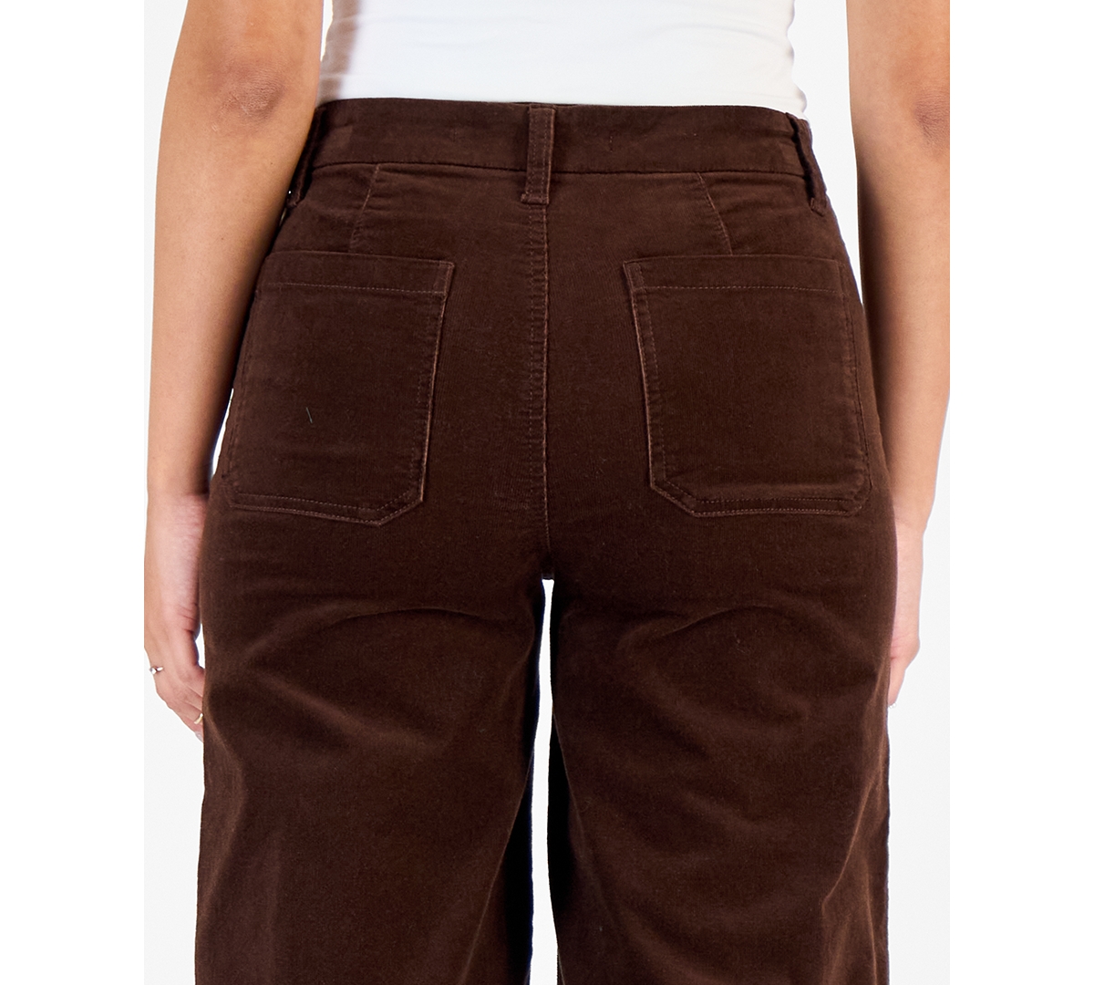 Celebrity Pink Juniors' High-Rise Wide-Leg Corduroy Jeans