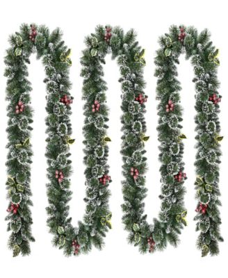 20' Snowy Silverton Pine Garland