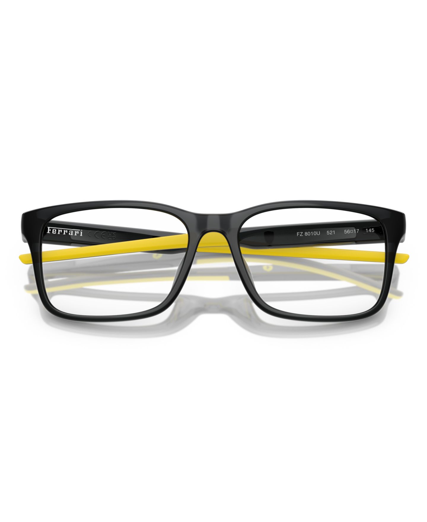 Мужские очки Scuderia Ferrari Eyeglasses, FZ8010U, цвет: Серый прозрачный — фото 5