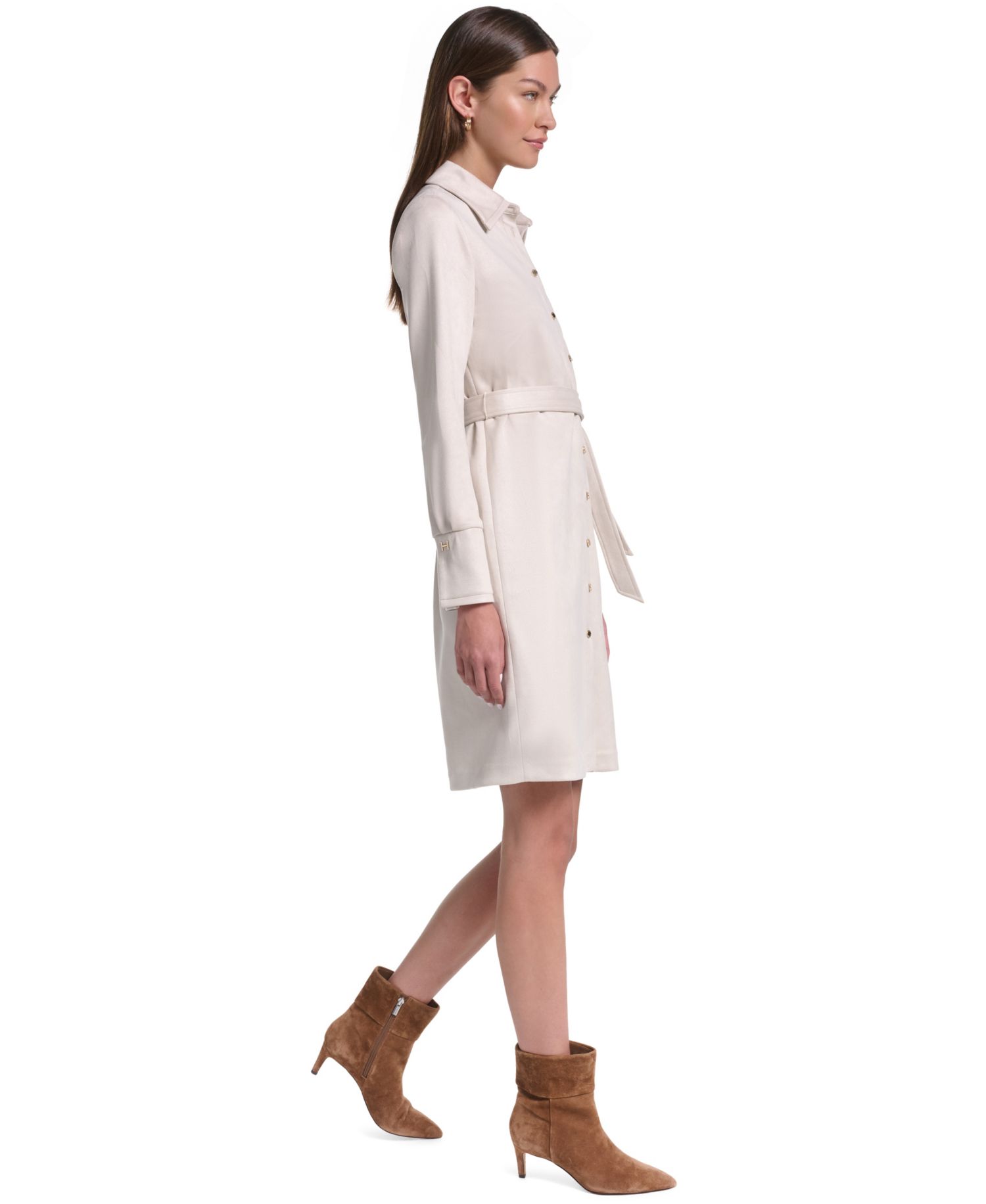 Women's Midi Shirt Dress