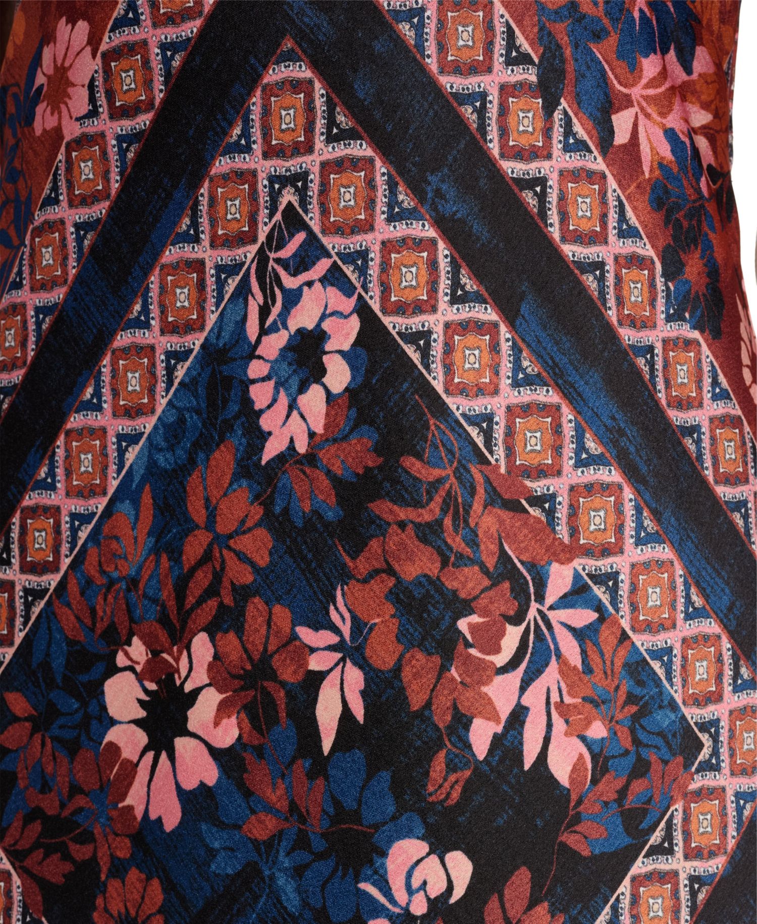 Women's Printed Satin Dress