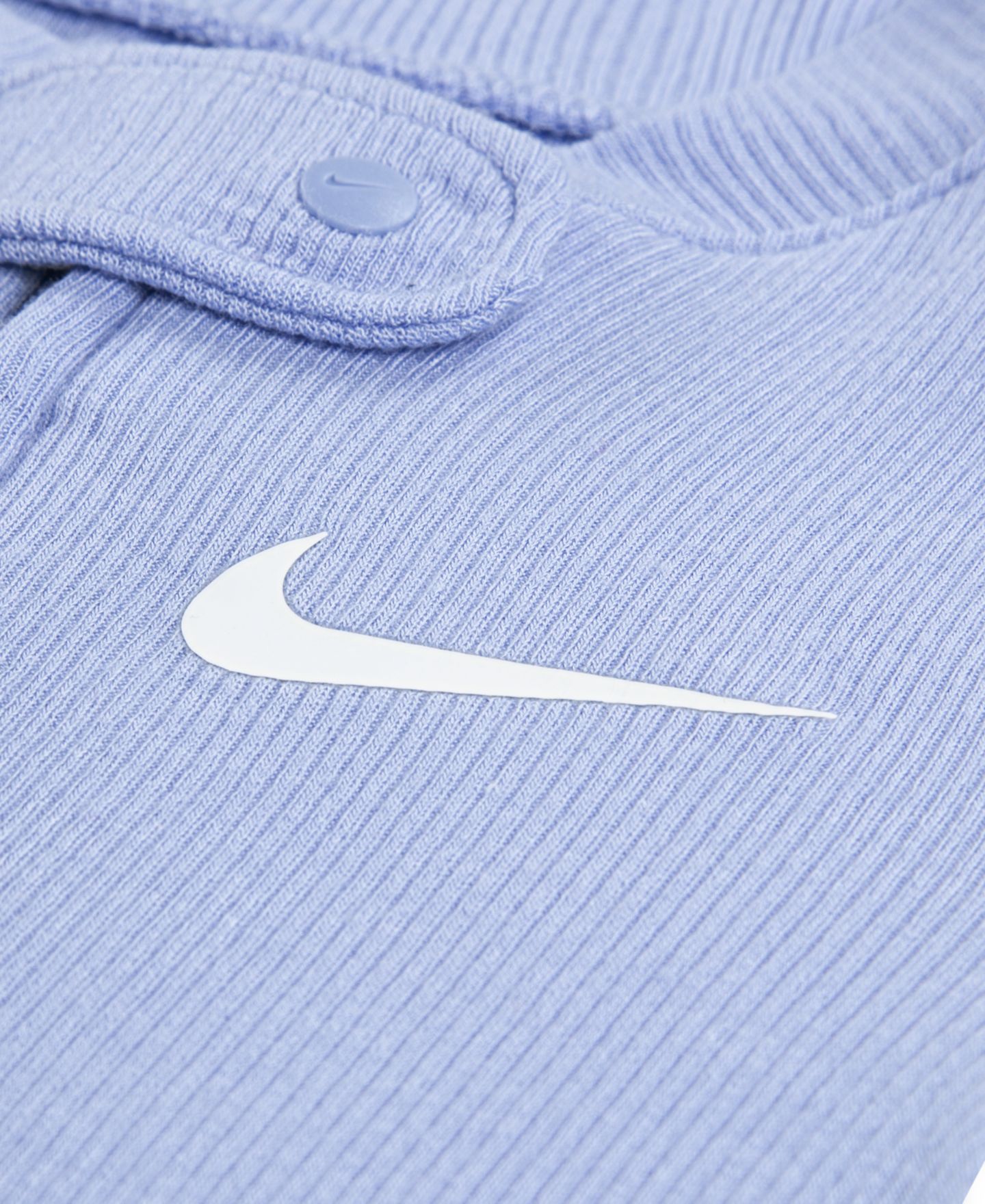Детский комбинезон с ножками Nike из вискозы в рубчик, цвет: Кобальтовый — фото 3