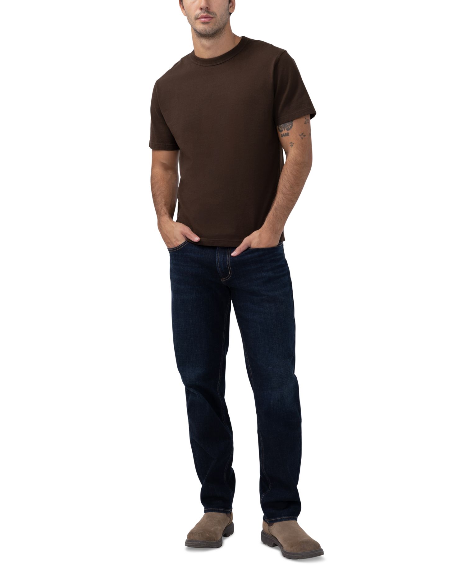 Men's Eddie Slim Straight-Leg Jeans