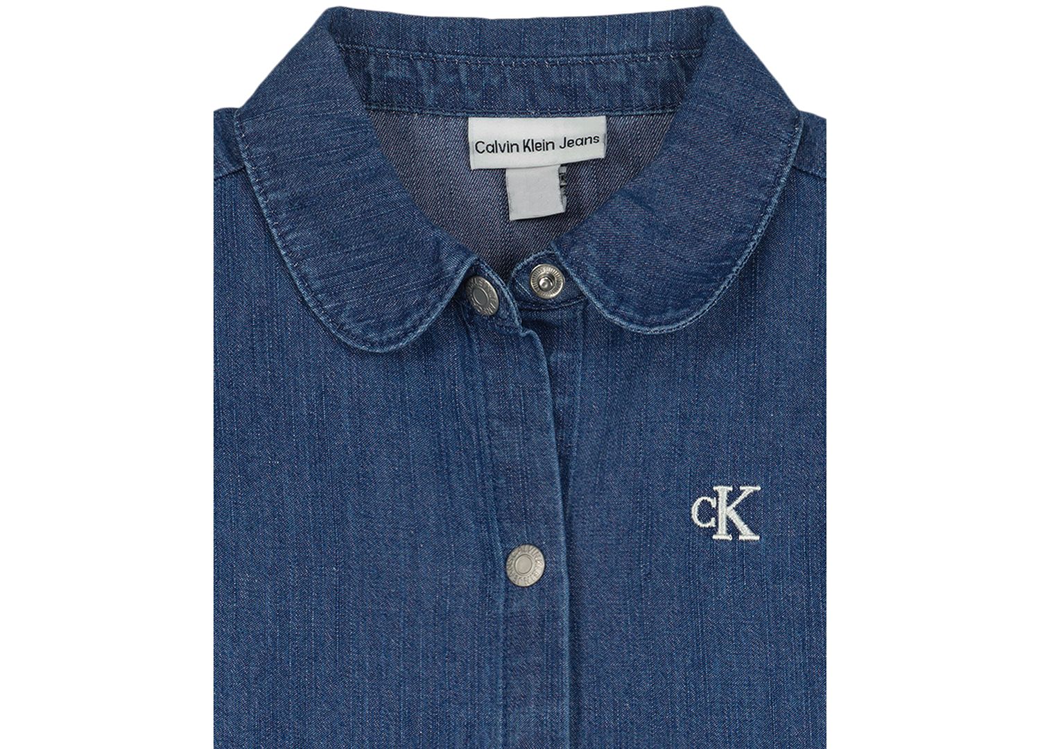 Toddler Girls' 2T-6X Collared Denim Button-Front Dress