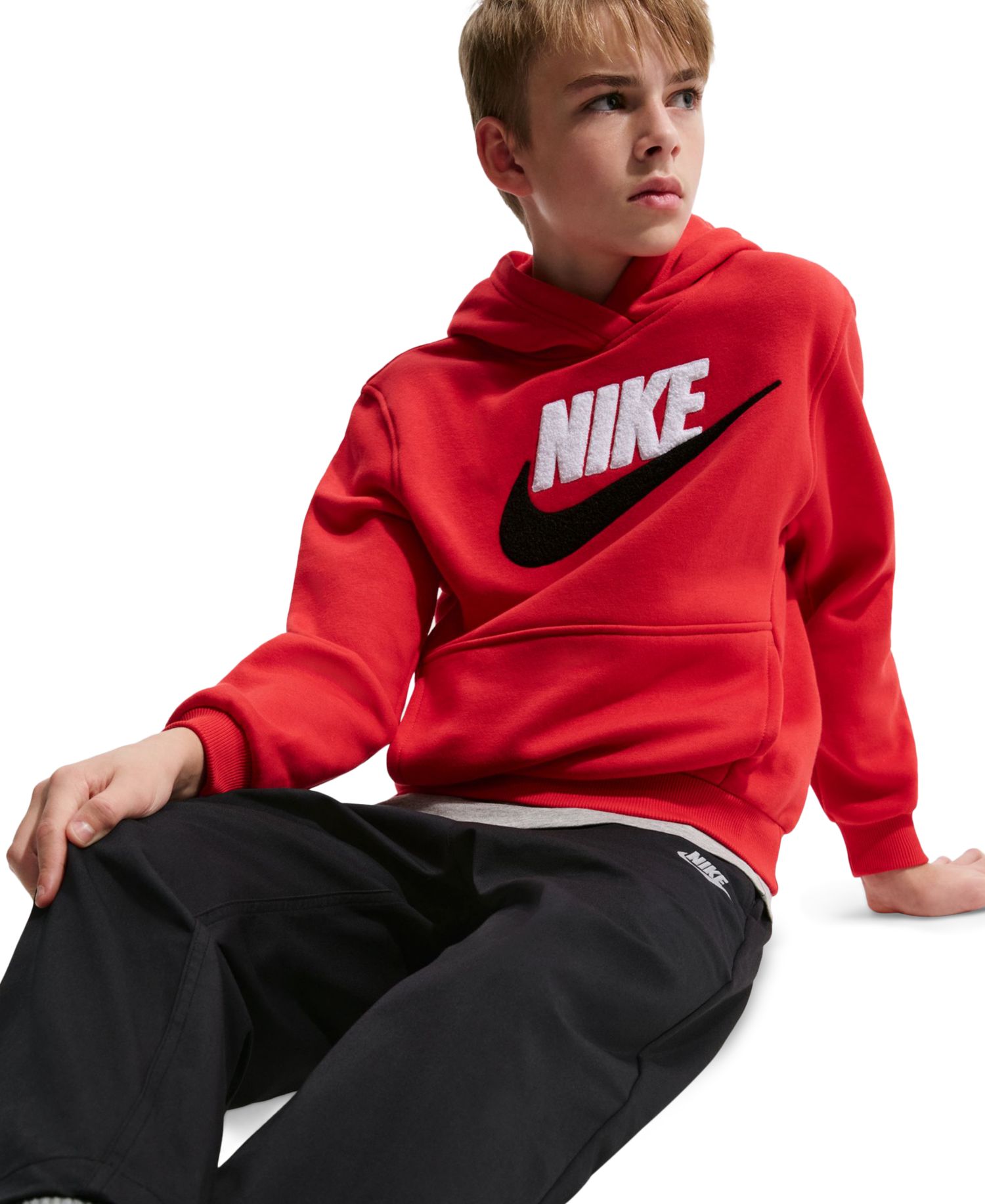 Boys' and Girls' 7-20 Sportswear Club Woven Straight-Leg Pants
