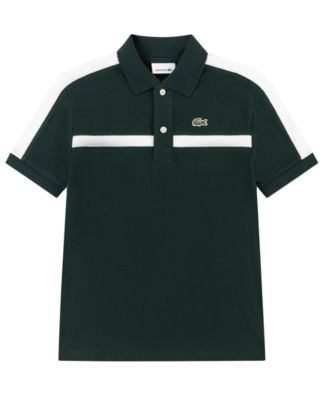 Boys' 10-16 Color-Block Short-Sleeve Polo Shirt