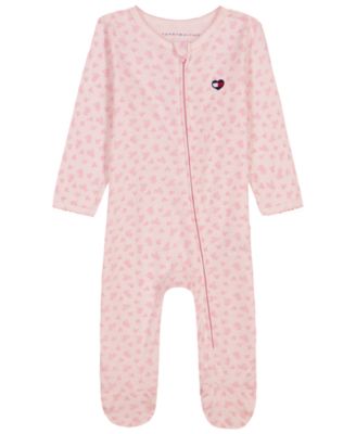 Baby Girls' Long-Sleeve Footed Coverall