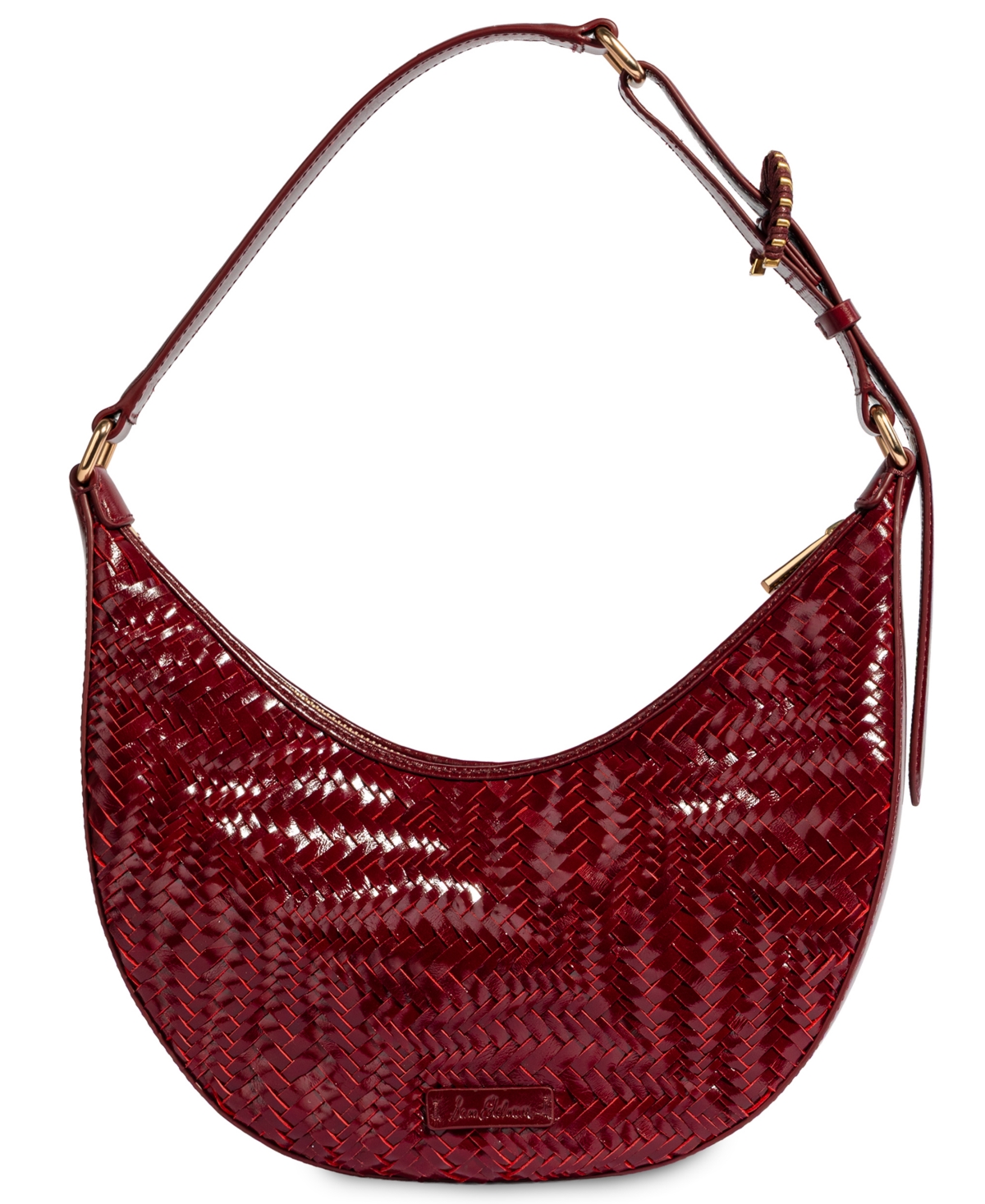 Sam Edelman Charli Woven Crescent Adjustable Small Shoulder Handbag