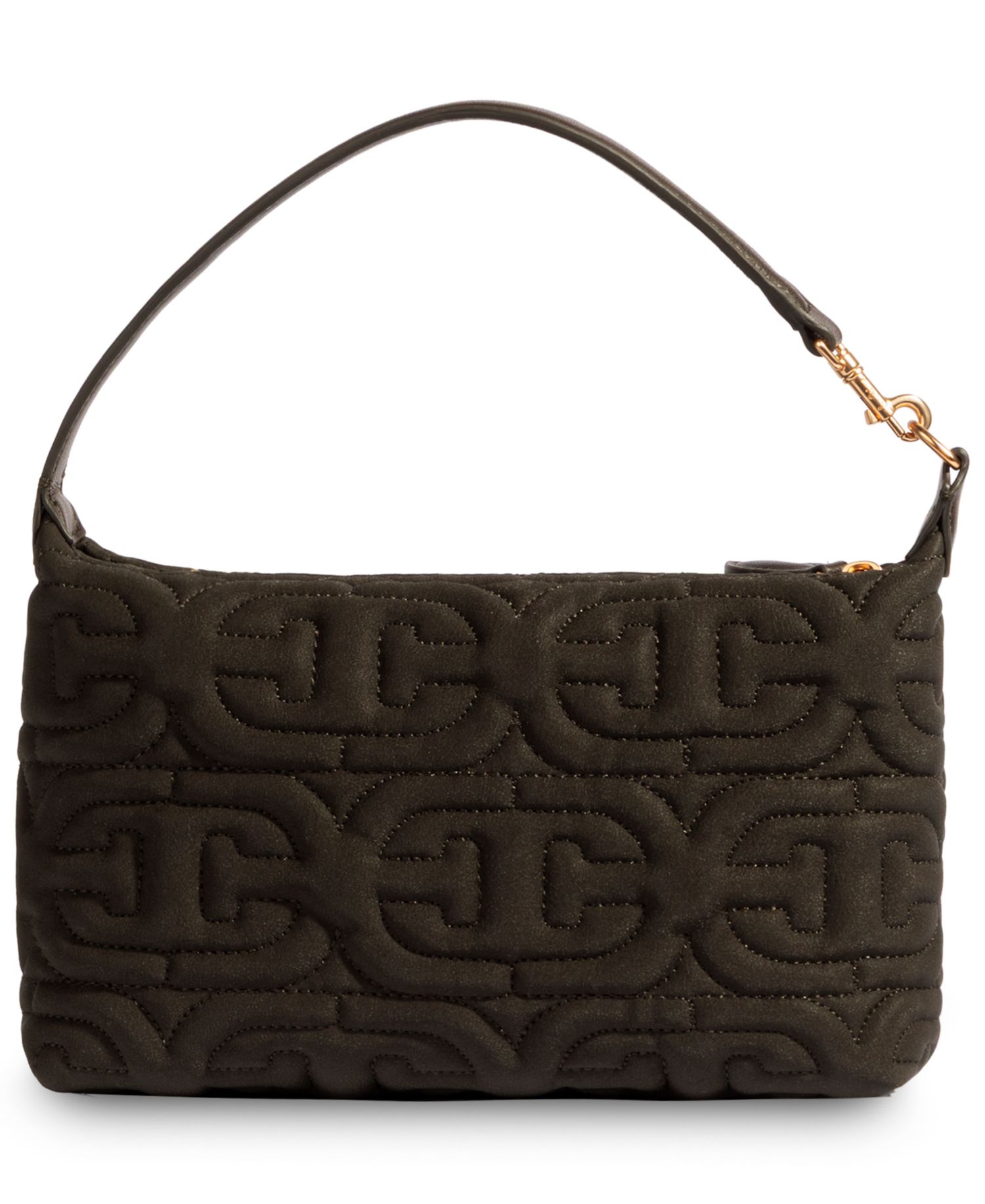 Ethyl Quilted Zip-Top Demi Small Shoulder Handbag